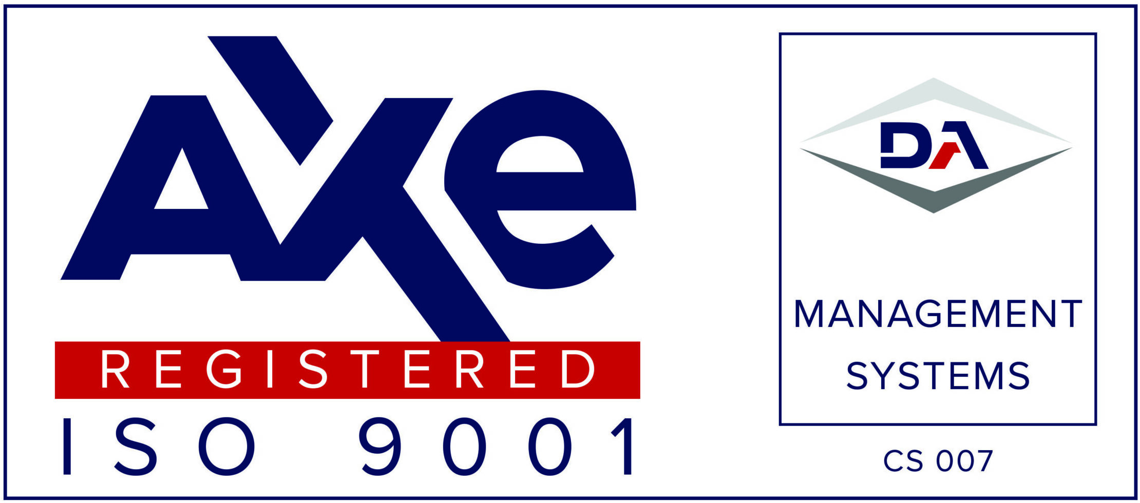 Logo Axe - ISO 9001